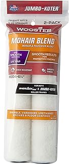 Wooster RR304-6 1/2 Jumbo-Koter Mohair 1/4" 2-Pack Paint Rollers, 6-1/2-Inch, 6.5 Inch, No Color