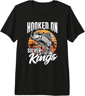 Tarpon Fisherman Hooked On Silver Kings Tarpon Fishing Premium Tri-blend T-Shirt
