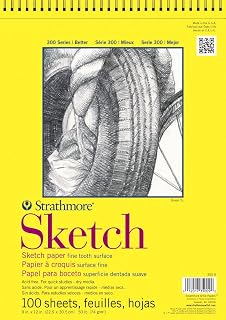Strathmore 1289301 300 Series Sketch Pad44; 100 Sheets - Sketch Pad44; 14 x 17 In.