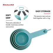KitchenAid Aqua Sky / Set Of 4 / Measuring Cups Cups