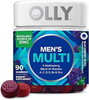 OLLY Men's Multivitamin Gummy, Supports Overall Wellness,* - 90 Count