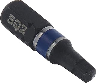 IRWIN Tools IWAF31SQ22 Impact Performance Series Insert Square Drive Bit #2 (2 Pack)