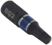 Tools Impact Performance Series Insert Square Drive Bit #2 (2 Pack) by IRWIN – One Size, Blend, Multi, Model IWAF31SQ22