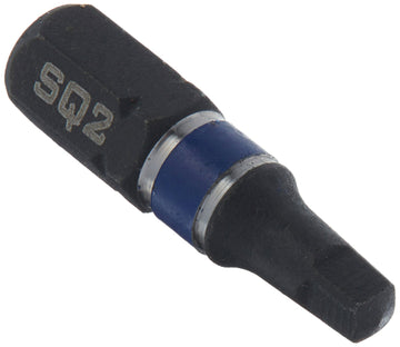 Tools Impact Performance Series Insert Square Drive Bit #2 (2 Pack) by IRWIN – One Size, Blend, Multi, Model IWAF31SQ22
