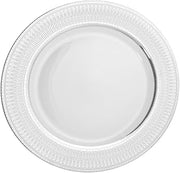 10 Strawberry Street Iriana 12" Charger/Buffet Plate, Set of 6, Silver