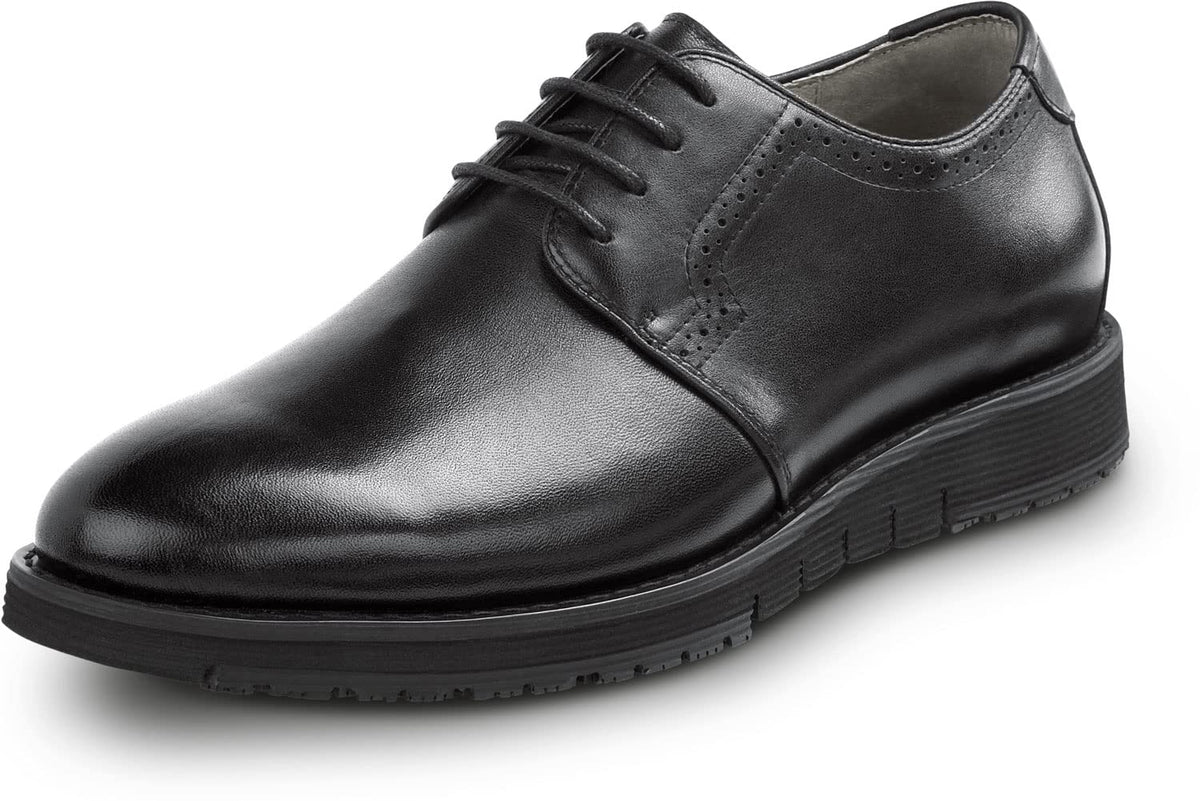 Mens Black Beaufort MaxTrax Soft Toe SRO Dress Shoe 16.0 EW by SR Max – 16 X-Wide, Polyurethane, Black, Model Sr Max Beaufort