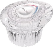 Moen 98039 Chateau Acrylic Knob Handle Replacement Kit for Single-Handle Tub/Shower, Clear