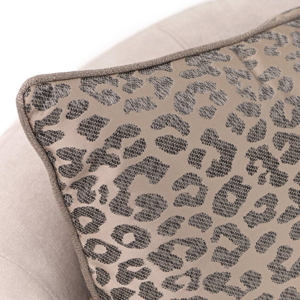 Mod Dream Beige Accent Chair with Elegant Design by Michael Amini – Solid; Manufactured Wood, Rich Champagne, Model LFR-MDRM835-DVE-142