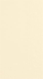 Hoffmaster 180517 Dinner Napkin, Regal Embossed, 2-Ply, 1/8 Fold, 17" Length x 15" Width, Ecru (8 Packs of 125)