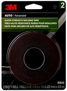 3M Super-Strength Molding Tape, 03616, 7/8 in x 15 ft, 1 Roll