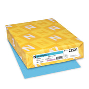 WAU22521 - Neenah Paper Colored Paper by Astrobrights – 24lb Colored Paper, Paper, Lunar Blue