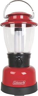 Coleman 400L LED Lantern, Water & Impact-Resistant Lantern with Carry Handle, Lifetime LED Lights Never Need Replacing, 4D Battery not Included