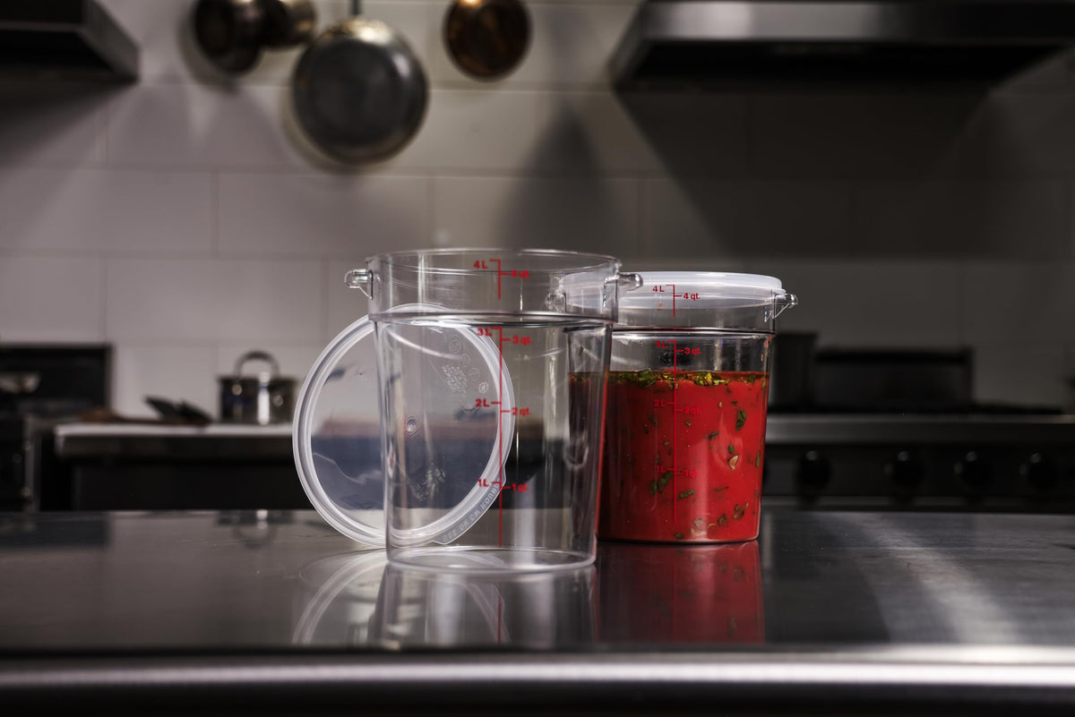 Cambro 4 QT (2-Pack) / Clear / 4.0 quarts Container Sets