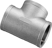 1-1/4 TEE, 304 Stainless Steel, FNPT, Class 150, 300 PSI