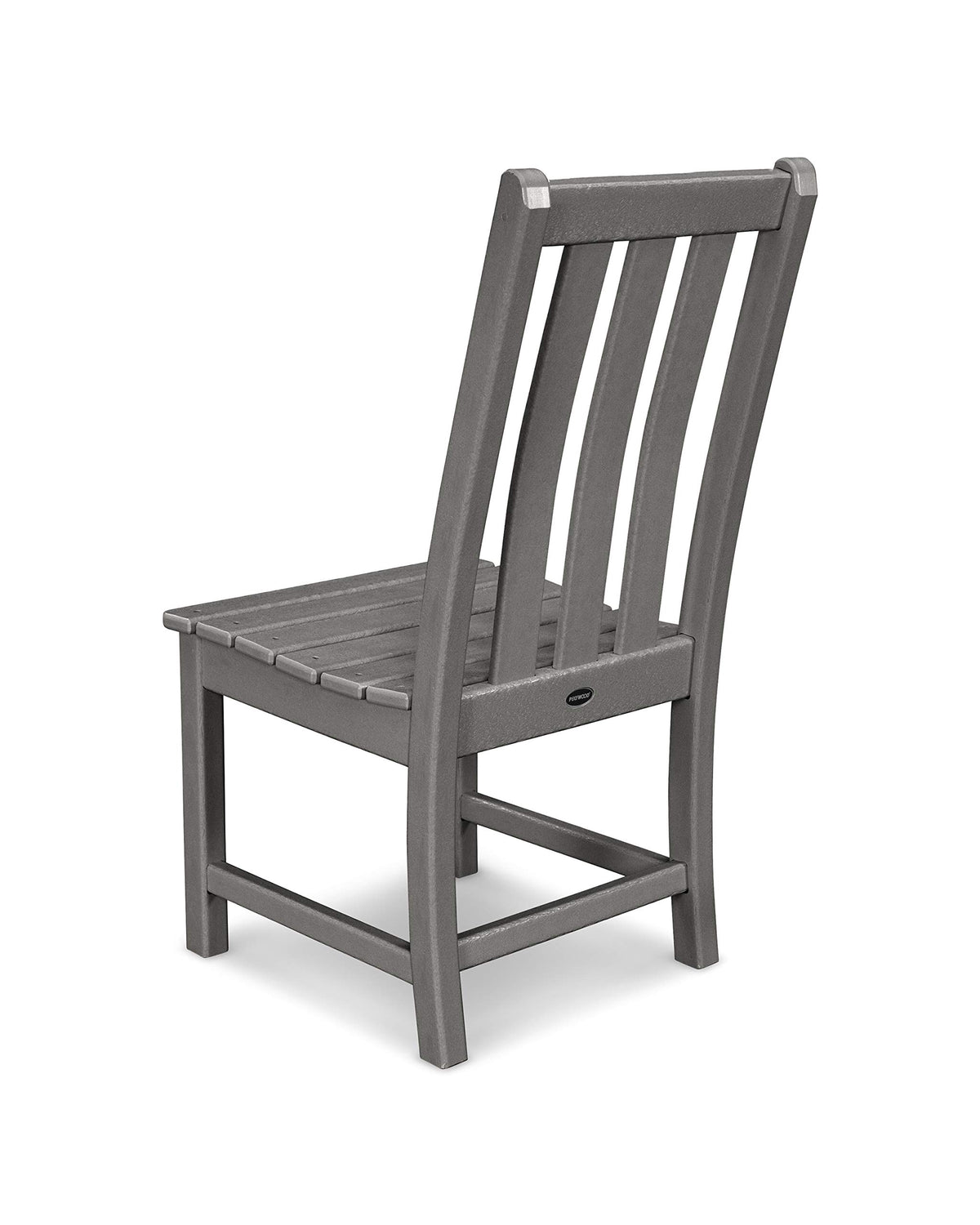 ® Vineyard Dining Side Chair (Slate Grey) by Polywood – Plastic, Slate Grey, Model VND130