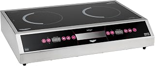 Vollrath 69523 Professional Series Dual Hob Side by Side Countertop Induction Cooker Range -208/240V