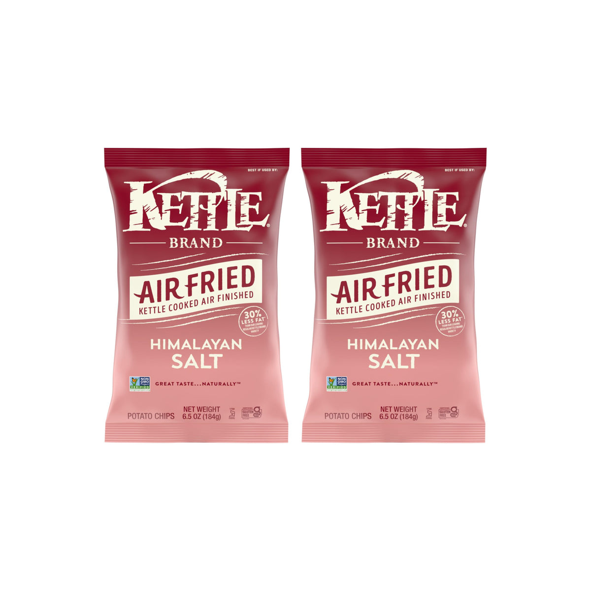 Kettle Brand Himalayan Salt / 6.5 Ounce (Pack of 2) / 1 Potato