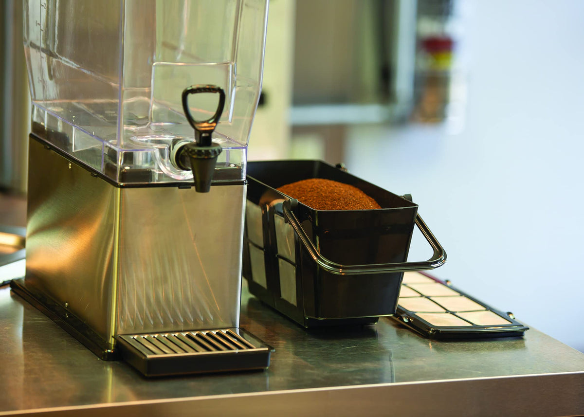 Cold Brew N' Serv System by Service Ideas – 3 Gallons, Stainless Steel, Brushed, Model CBNS3SS