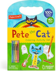 Educational Insights Pete the Cat Papercraft Paper Doll Coloring Set, 100 Outfits, Boys & Girls Ages 3+