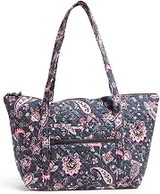 Vera Bradley Women's Signature Cotton Miller Tote Travel Bag, Felicity Paisley, One Size