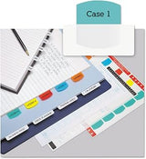 Redi-Tag 33120 Laser Printable Index Tabs 1 1/8 Inch Five Colors 100/Pack