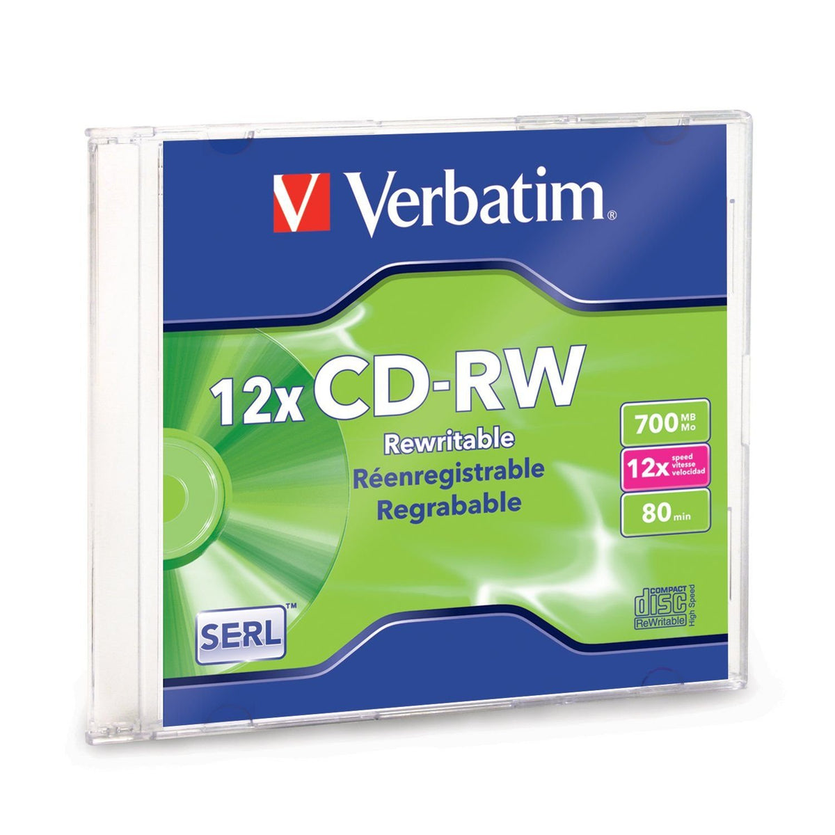 CD RW by Verbatim – Model 95161