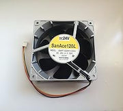 SANYO DENKI 9WF1224H1D03 3 Wires, 24V, Oil Proof, 0.32-AMP, AXIAL, Cooling Fan