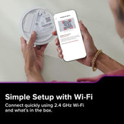 Kidde Smart Smoke & Carbon Monoxide Detector / 5 Inches / White Combination Smoke & Carbon Monoxide Detectors