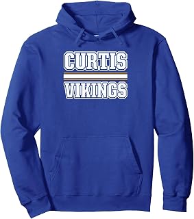 Curtis Vikings Horizontal Stripes Pullover Hoodie