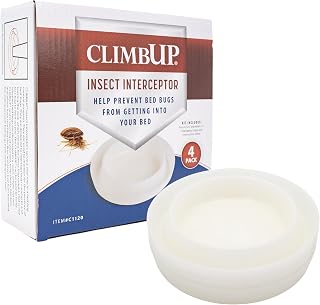 JT Eaton ClimbUp Original White – Effective Bed Bug Interceptor Trap – Durable, Easy-to-Use Pest Monitoring Solution