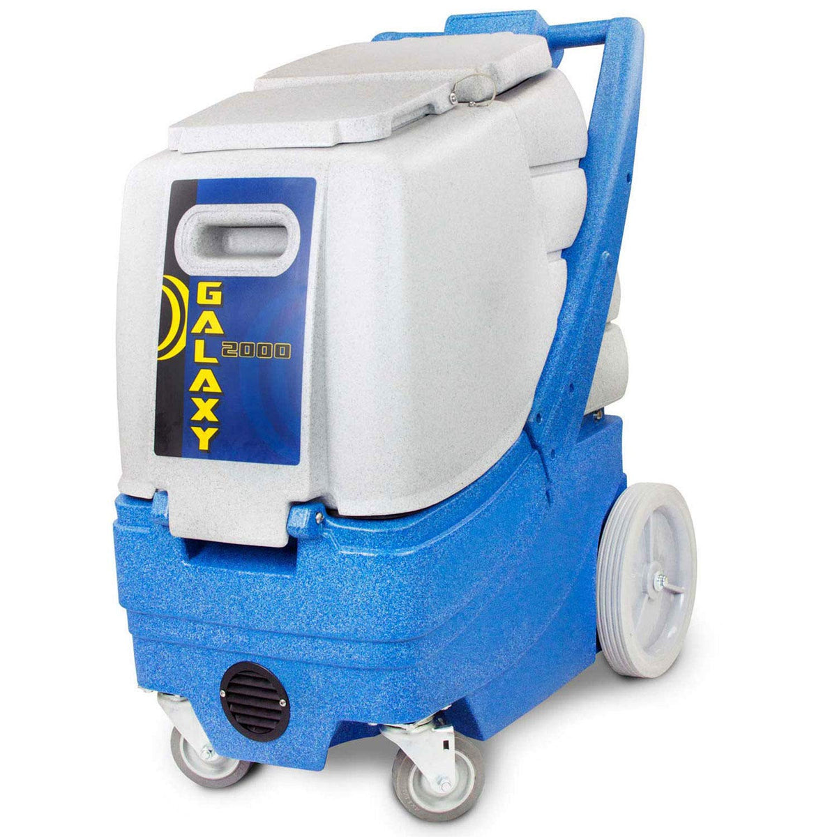 Galaxy 12 Gal. Box Carpet Extractor by EDIC – 31.5"L x 18"W x 35"H, 11.0 gallons, Polyethylene, Blue/Gray, Model 2000CX-HR