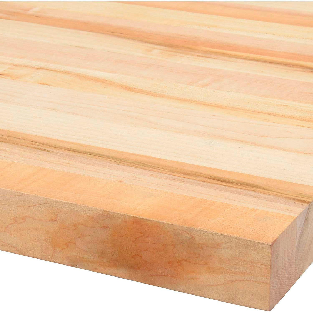 Workbench Top - Maple Butcher Block Safety Edge by Global Industrial – 30"L x 48"W x 2"H, Maple Butcher Block, Maple, Model IST011-O-BN