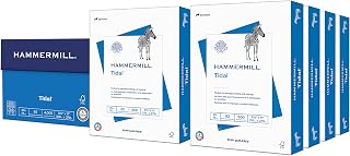 Hammermill Printer Paper, 20 lb Tidal Copy Paper, 8.5 x 11-8 Ream (4,000 Sheets) - 92 Bright, Made in the USA, 162400C