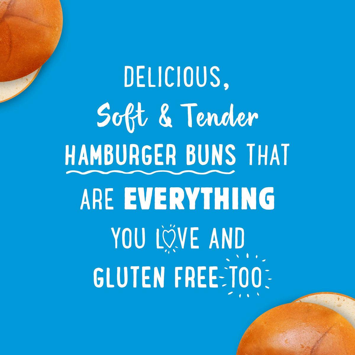 Gluten Free Classic Hamburger Buns by Udi's – 10.4 Ounce, Model 0698997809135