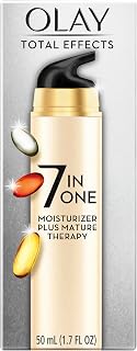 Olay Total Effects 7-In-1 Face Moisturizer Plus Mature Therapy, Beige, 1.7 Fl Oz