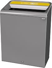 Rubbermaid Commercial Products 1961682 Configure Waste Receptacle Recycling Can, 45 gal, Grey Stenni