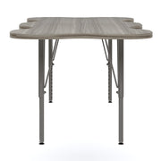 My Place Rectangular Table by Tot Mate – unspecified, 3/4" Thick Industrial Grade Wood With Laminate Surfacing, Shadow Elm Gray, Model TM9428