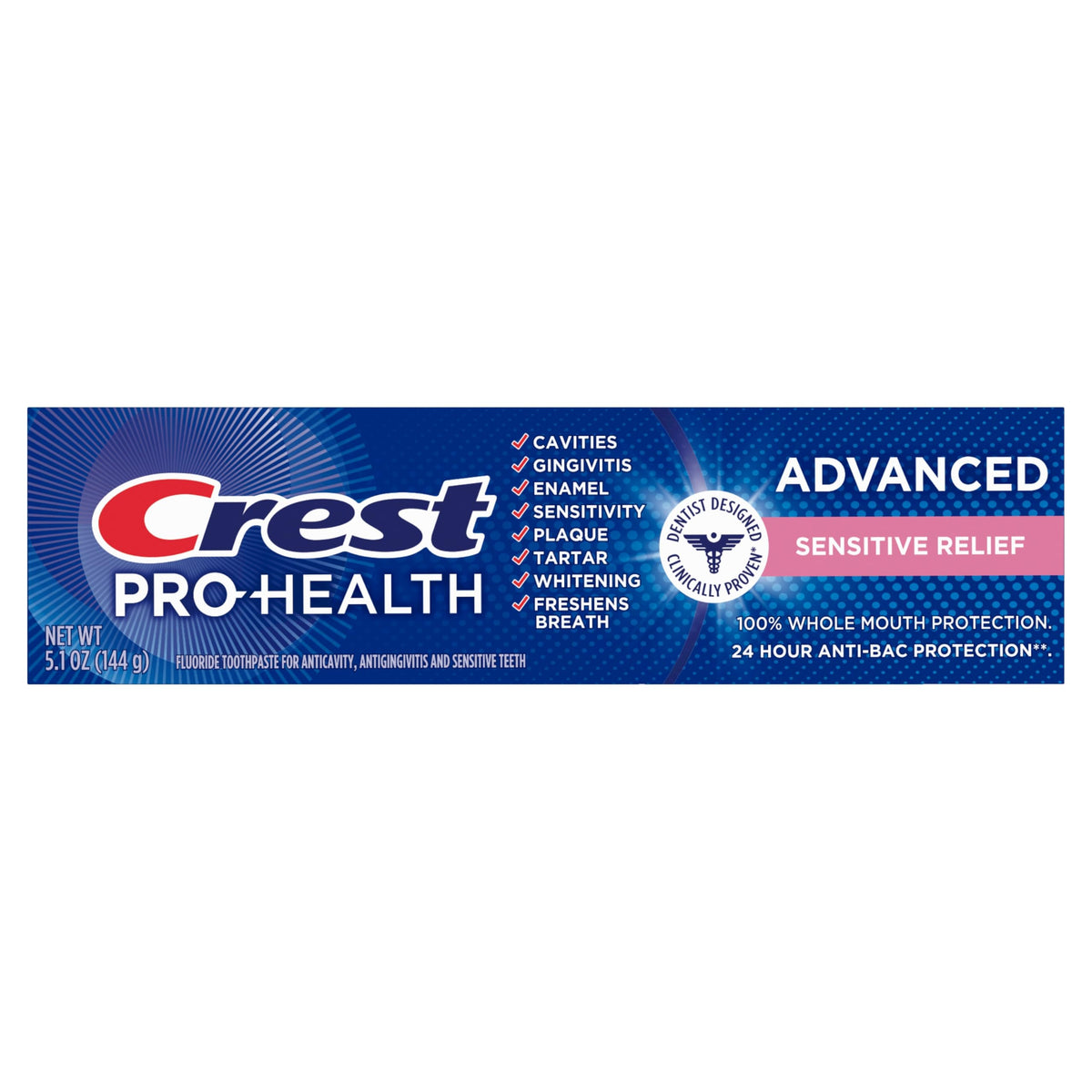 Crest White / 5.1 Ounce (Pack of 1) / Mint Toothpaste