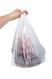 IPS Industries 1 Count (Pack of 1000) / White / 1 Shopping & Merchandise Bags