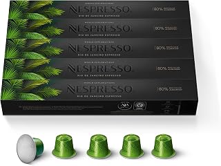 Nespresso Original, Rio de Janeiro, Dark Roast, 50-Count Espresso Pods