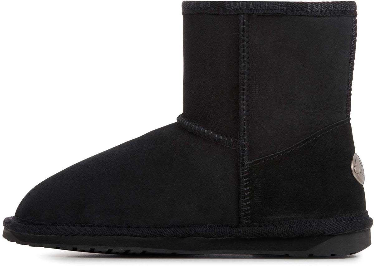 Australia - Platinum Stinger Slim Mini Womens Boot by EMU – 5, Black, Model 809996938799