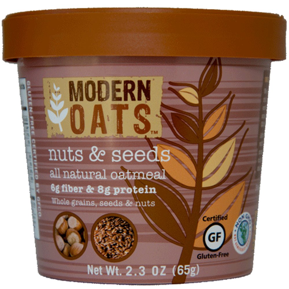 Modern Oats Nuts and Seeds / 2.3 Ounce (Pack of 6) / 6 Breakfast Foods