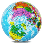 Softball Springs Globe Earth Globe Approx. 6 cm Ball by PAUL – Small, Rubber, Multicoloured