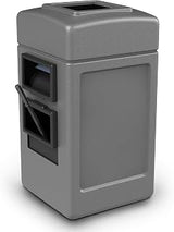 Commercial Zone PRODUCTS 755103 Harbor 1 Waste/WSC,Gray