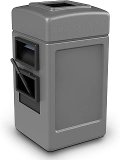 Commercial Zone PRODUCTS 755103 Harbor 1 Waste/WSC,Gray