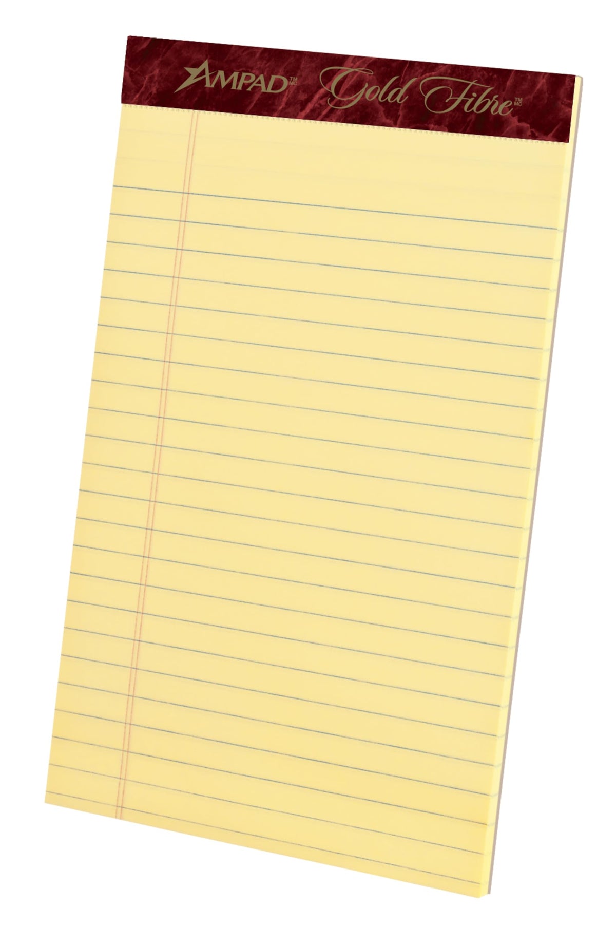 Ampad 5" x 8" / Canary / College/Medium Letter & Legal Ruled Pads