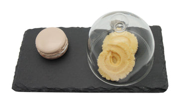 World Cuisine Serving Board by PADERNO – 7.875, Stone, Black, Model A4158828