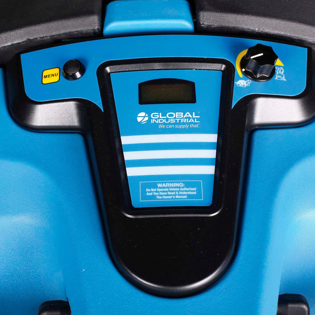 Auto Floor Scrubber 26" Cleaning Path by Global Industrial – 1 Count (Pack of 1), Plastic, Blue, Model 641265