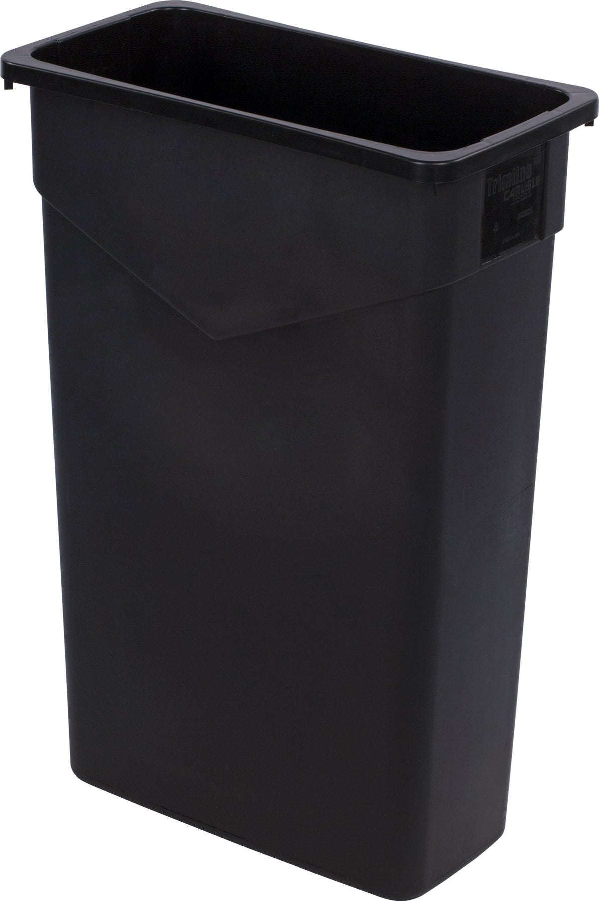 Carlisle FoodService Products 4 / 23 Gallon (Pack of 4) / Black Kitchen Trash Cans