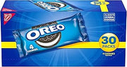 Oreo Chocolate Sandwich Cookies, 30 Snack Packs (4 Cookies Per Pack)